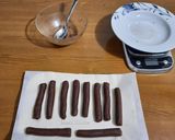 Foto del passaggio 6 della ricetta SIGARI DI CIOCCOLATO per la festa del papà