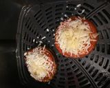 A picture of step 2 of Veggie parmesan over mac & cheese.