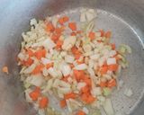 A picture of step 1 of Pasta and lentils.