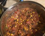 A picture of step 5 of Vegan Chili.