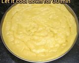 A picture of step 5 of Melting Mysore Pak.
