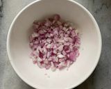 A picture of step 1 of Mango Salsa.