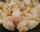 A picture of step 2 of Jeera aloo.