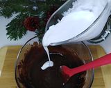 Une image de l'étape 1 de Recette bûche de Noël chocolat et noisette.