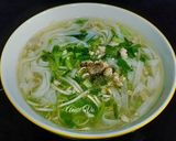 Hình bước làm 3 của món Phở thịt bằm