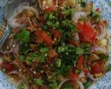 A picture of step 6 of Spicy Cholay plate.