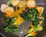 A picture of step 6 of Keema Veggies loaded Frittata.