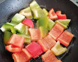 Foto del paso 7 de la receta: Tofu agridulce con pimientos