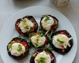 A picture of step 5 of Aubergine slices with sour cream.