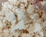 A picture of step 4 of Khalifa Naan Khataie 😋😋.