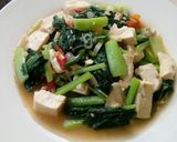 Foto langkah ke 6 dari resep Tumis Sawi Hijau tahu putih.