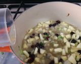 A picture of step 8 of Roast boneless chicken with chestnut, cranberry, apple, brown rice and rum stuffing.