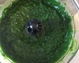 A picture of step 5 of Dhaba Style Palak Paneer (spinach with Indian cottage cheese).