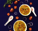 A picture of step 10 of Soupy Noodles.