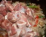 A picture of step 2 of Mutton Pepper Masala (Chevon Pepper Masala).