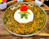 A picture of step 5 of Dal Palak - Spinach Green Moong dal with Basmati Rice - Iron-Packed Protein-Rich Comfort Meal.