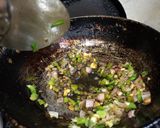 A picture of step 2 of Dry Gobhi Manchurian.