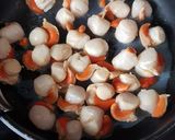 Une image de l'étape 5 de °Risotto de St-Jacques à l'huile de truffe°.