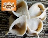 A picture of step 4 of Flower samosa.