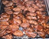 A picture of step 2 of Honey glazed chicken wings.