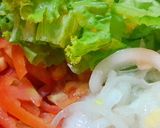 Hình bước làm 1 của món Xà lách trộn