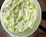 Hình bước làm 1 của món Canh bầu nấu tôm tươi