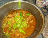 A picture of step 4 of Mutton karahi.