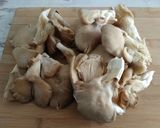 A picture of step 1 of Grilled Oyster Mushrooms with Lemon-Olive Oil and Herbs 🍄🍄.