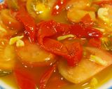 Foto del paso 1 de la receta: Ensalada de pimientos y tomate raff