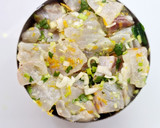 Foto del paso 5 de la receta: Tartar de corvina con mayonesa de azafrán