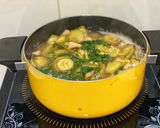 Hình bước làm 3 của món Canh Chuối Xanh Nấu Tôm Tươi