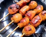 Foto langkah ke 5 dari resep Bakso Sosis Bakar.