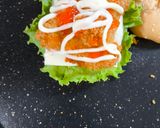 Foto langkah ke 3 dari resep Chicken Cheese burger ala kafe.