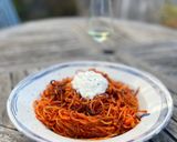 A picture of step 5 of Spaghetti all'assassina – Apulian killer-style spaghetti to die for.