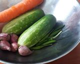 Foto langkah ke 1 dari resep Acar Mentah Timun Wortel.