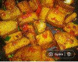 Peppered tofu(Awara)matakin girki1 hoto