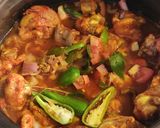 A picture of step 3 of Chicken Curry.