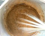 A picture of step 4 of Chocolate red velvet zebra cake.
