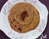 A picture of step 4 of Turnip and Green Peas Parathas.