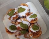 A picture of step 12 of Dry Fruit Kachori Chat.