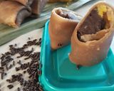 Foto langkah ke 6 dari resep Dadar Gulung Pisang Coklat.