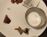 A picture of step 1 of Kashmiri kahwa Tea.
