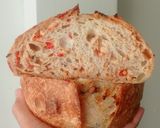 Foto langkah ke 26 dari resep Sambal Tempe Kemangi Sourdough Bread (Open Bake Method).