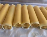 Foto del paso 6 de la receta: Canelones de pavo y zanahoria en vaporera eléctrica + postre de manzana y melocotón