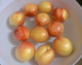 Hình bước làm 1 của món Đào ngâm giòn