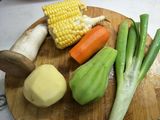 Canh rau củ chay