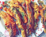 A picture of step 10 of Mirchi ke pakorey/Fritters🌶.