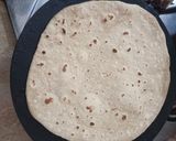 A picture of step 6 of Roti/Chapati.