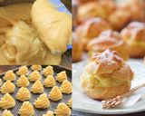 Foto langkah ke 3 dari resep Soes Vla Durian / Durian Choux yummy 👍👍.