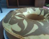 Foto langkah ke 18 dari resep Resep Bolu Jadul/ Marmer Cake Loyang 24 cm Takaran Sendok dengan Oven Tangkring.